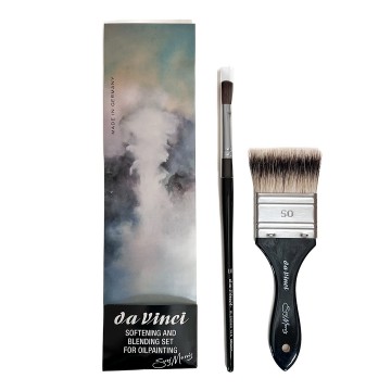 Softening & blending brush set, oliemaling, da vinci Softening & blending brush set, oliemaling, da vinci